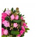 Çiçek Sepeti - Pembe Gül Tasarımı